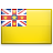 Niue islands flag .nu