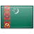 Turkmėnija flagge .tm